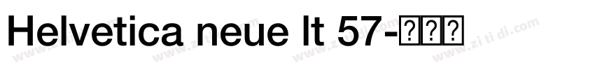 Helvetica neue lt 57字体转换